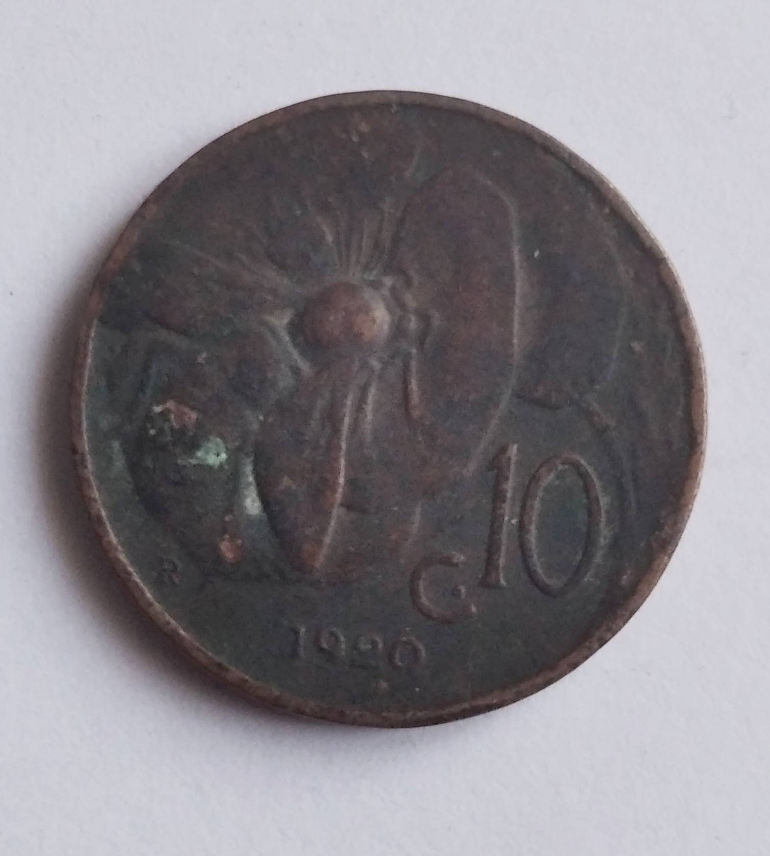 Italian 10 cent coin - Etsy 日本
