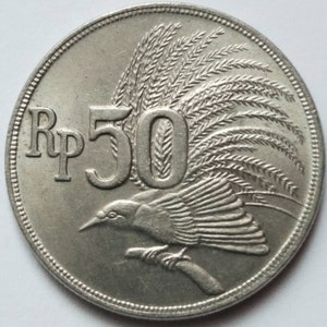 Indonesian 50 rupiah 1971