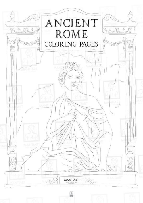 Ancient Rome Coloring Pages | PDF Download - Etsy Australia