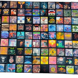 THRASH METAL 10pcs/Lot Random Mix Sew-On Patches Fashion Vest Printed Patch