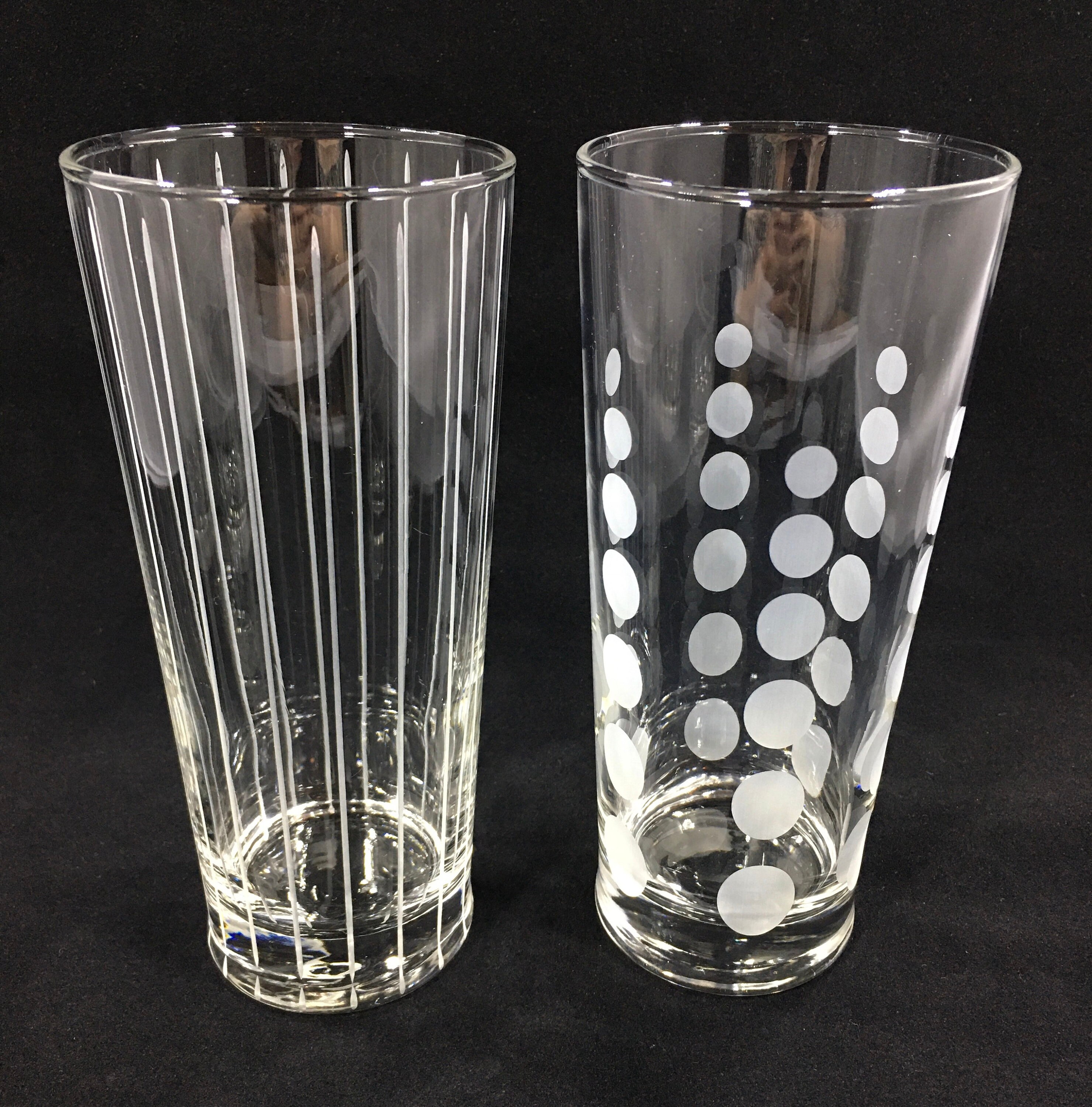 MIKASA 'Cheers' Highball Crystal Glasses Set of 4 Etsy
