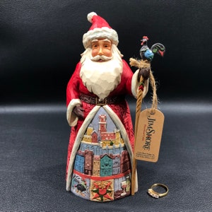 PORTUGUESE SANTA CLAUS Pai Natal Figurine by Jim Shore Heartwood