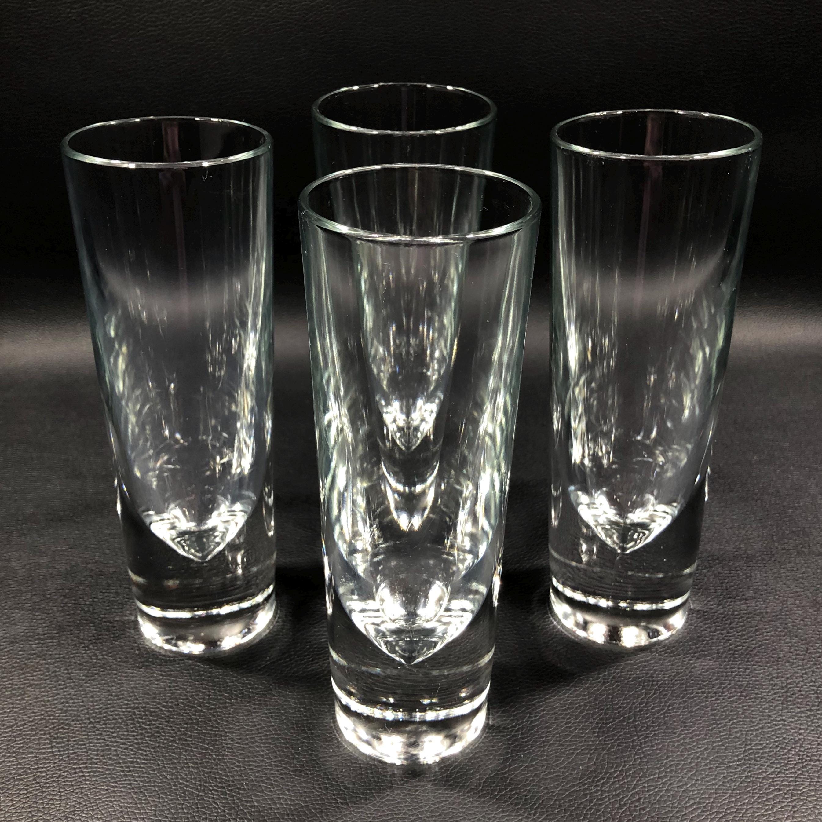 Gump's BULLET BRUNCH GLASSES by Carlo Moretti Set of 4 ~ Heavy
