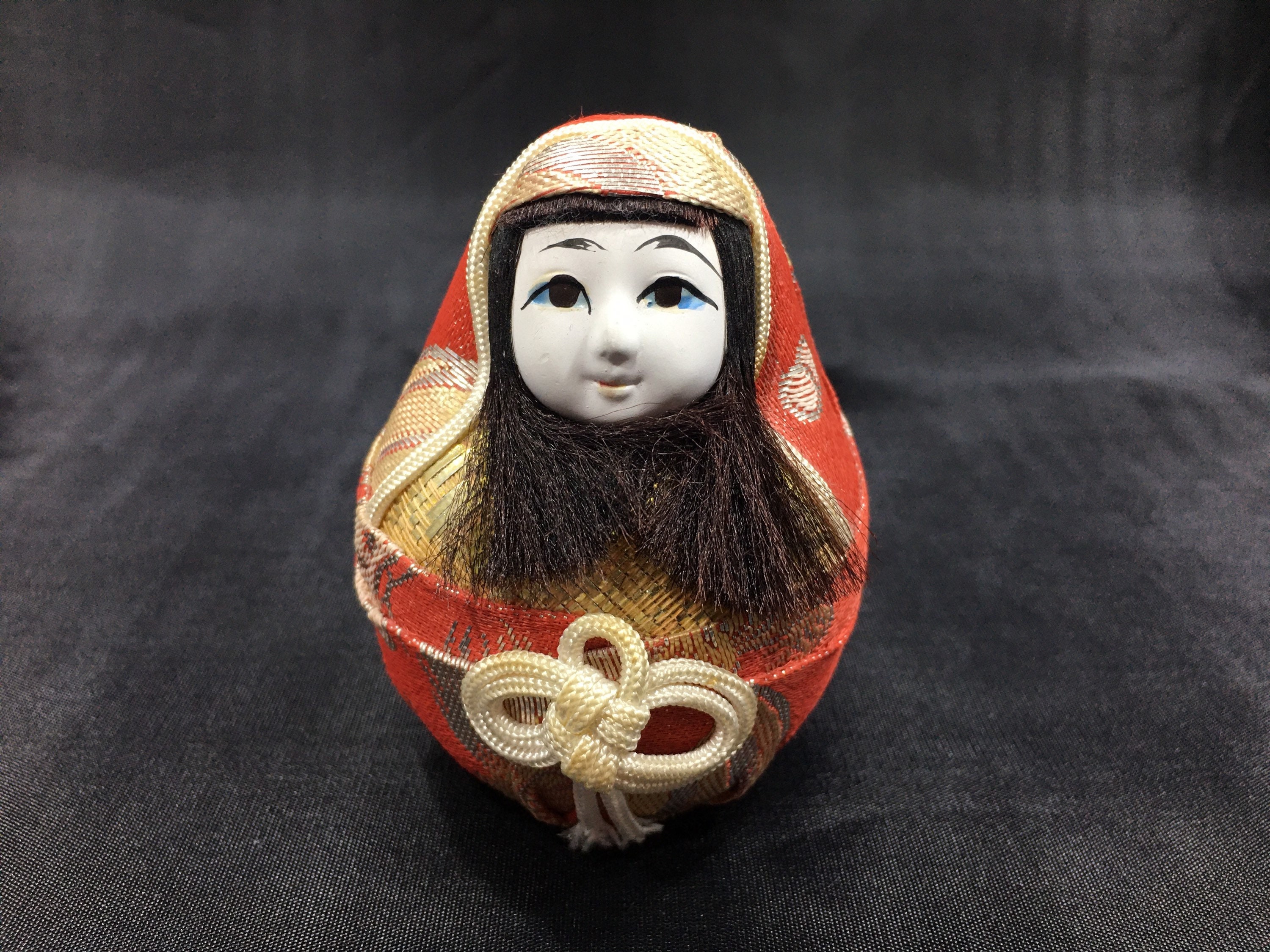 Vintage JAPANESE WEDDING Doll Handcrafted Rolypoly Princess Etsy