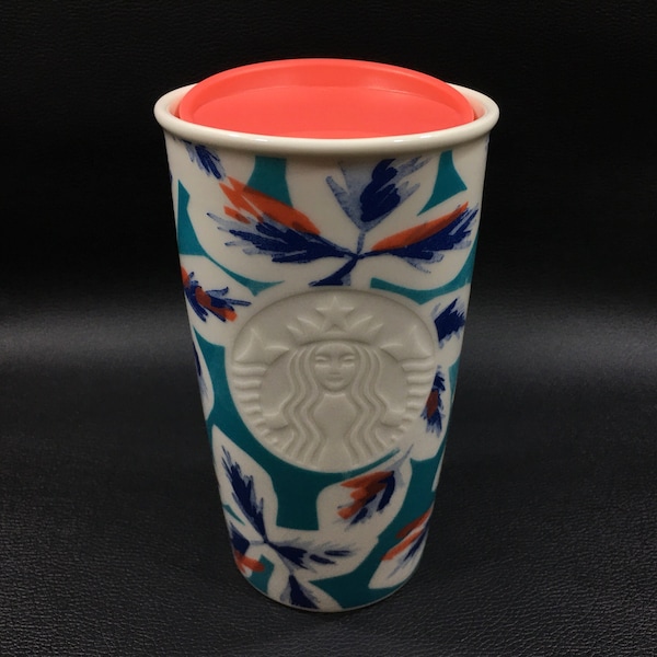 Starbucks Pattern Starbucks Ceramic Double Wall Tumbler - Etsy