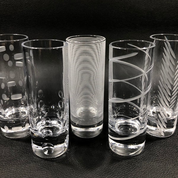 Crystal Shot Glasses Etsy