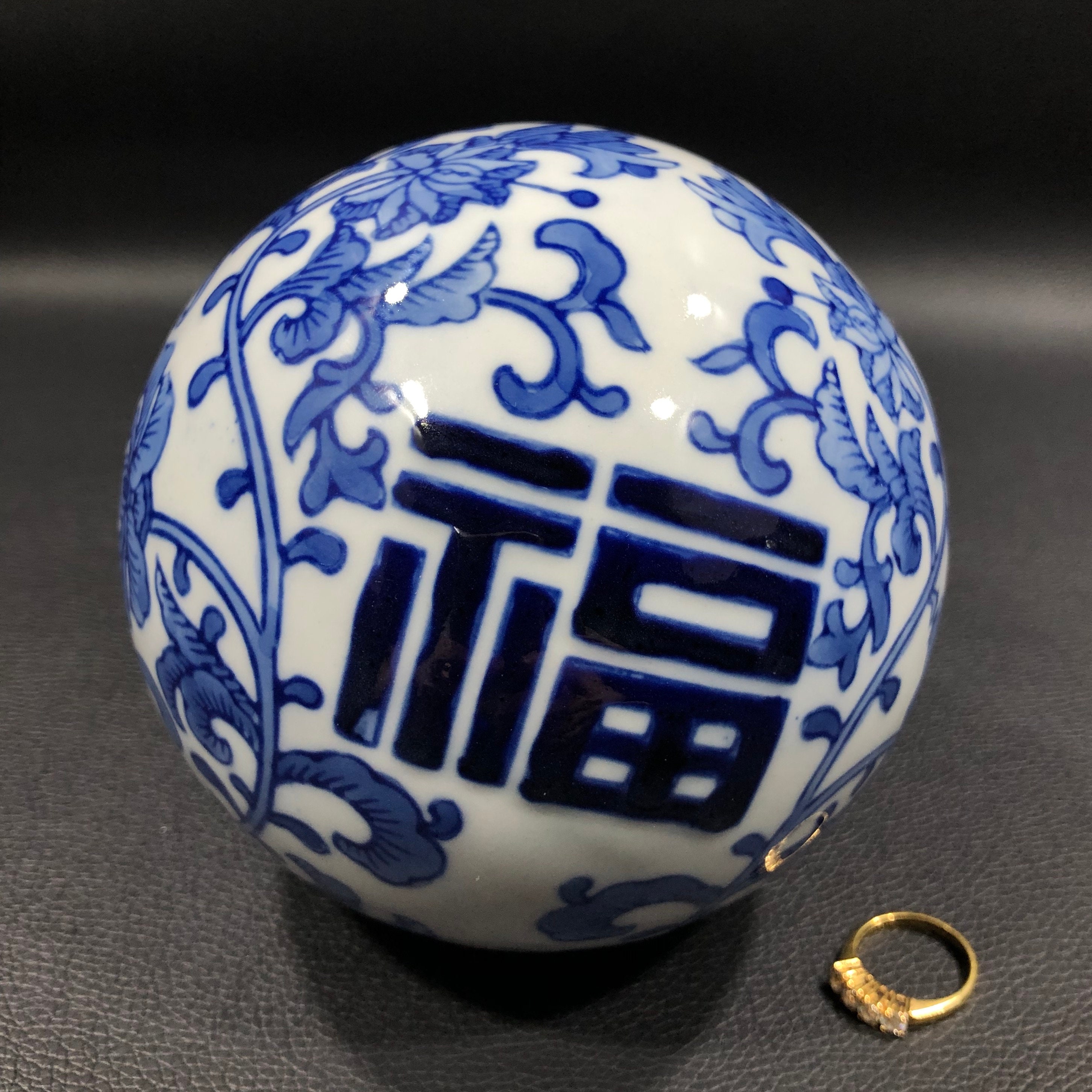 Happiness CHINOISERIE PORCELAIN ORB 4