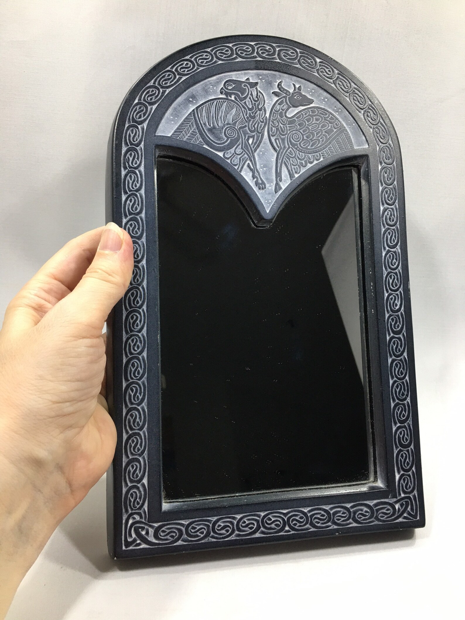 VINTAGE CELTIC MIRROR by Facsimilies Ltd Signed Joan S. Etsy