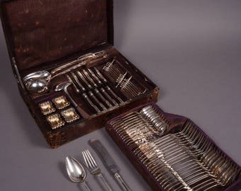 Silver Flatware Set for 12
