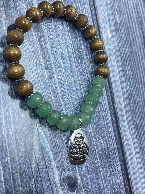 Green Aventurine Bracelet - 8 MM (Luck & Prosperity)