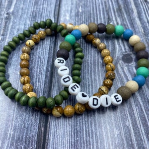 Ride or Die, Stackable Bracelets, Energy Bracelets, Jewelry With ...