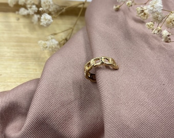 Gold Ear Cuff, Gifts For Her, Clip On Earring, Statement Ear Cuff, No Piercing Earrings, Gold Link Ear Cuff, Free Shipping