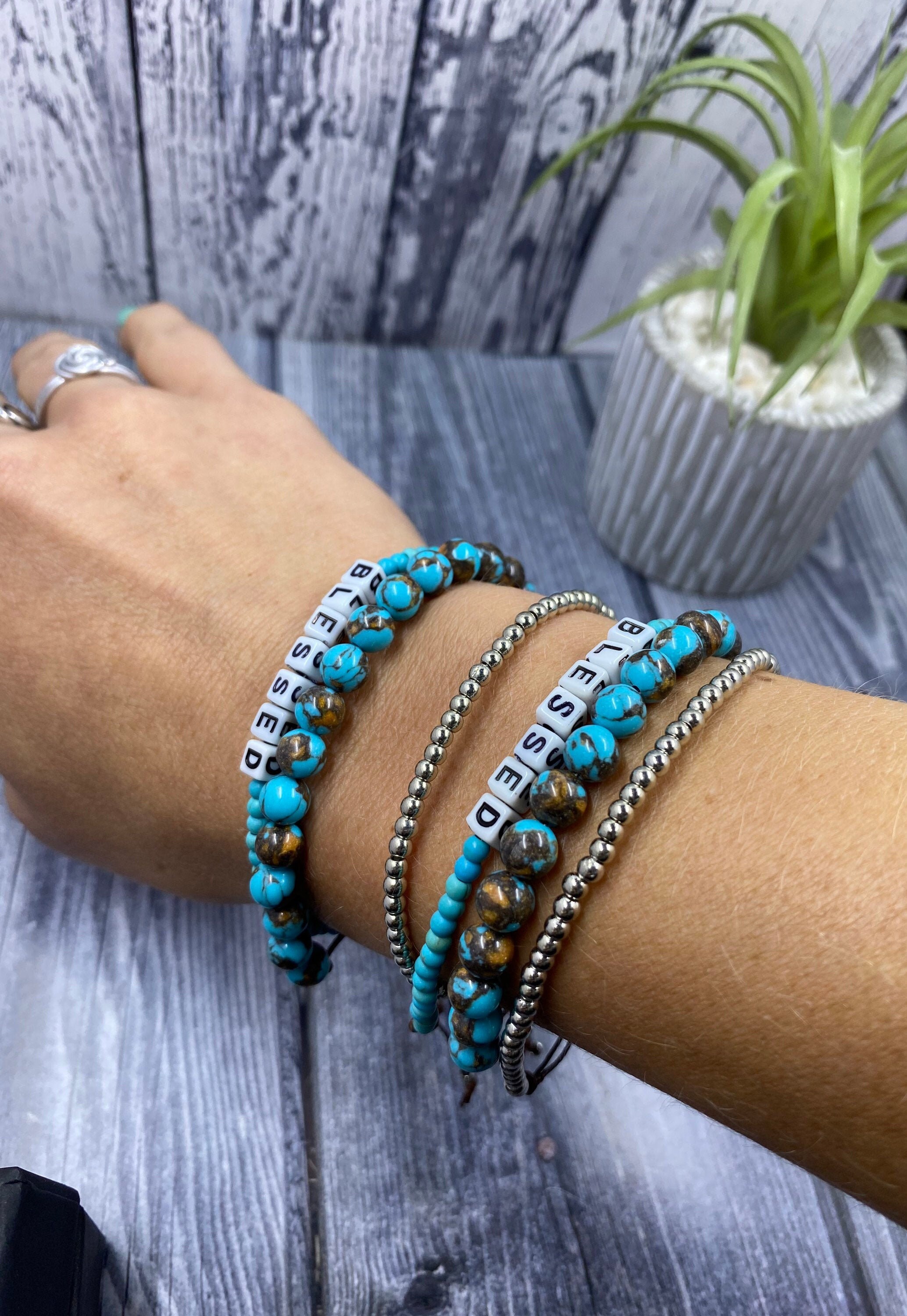 Blessed Bracelet stackable Bracelets energy Bracelets gifts Etsy