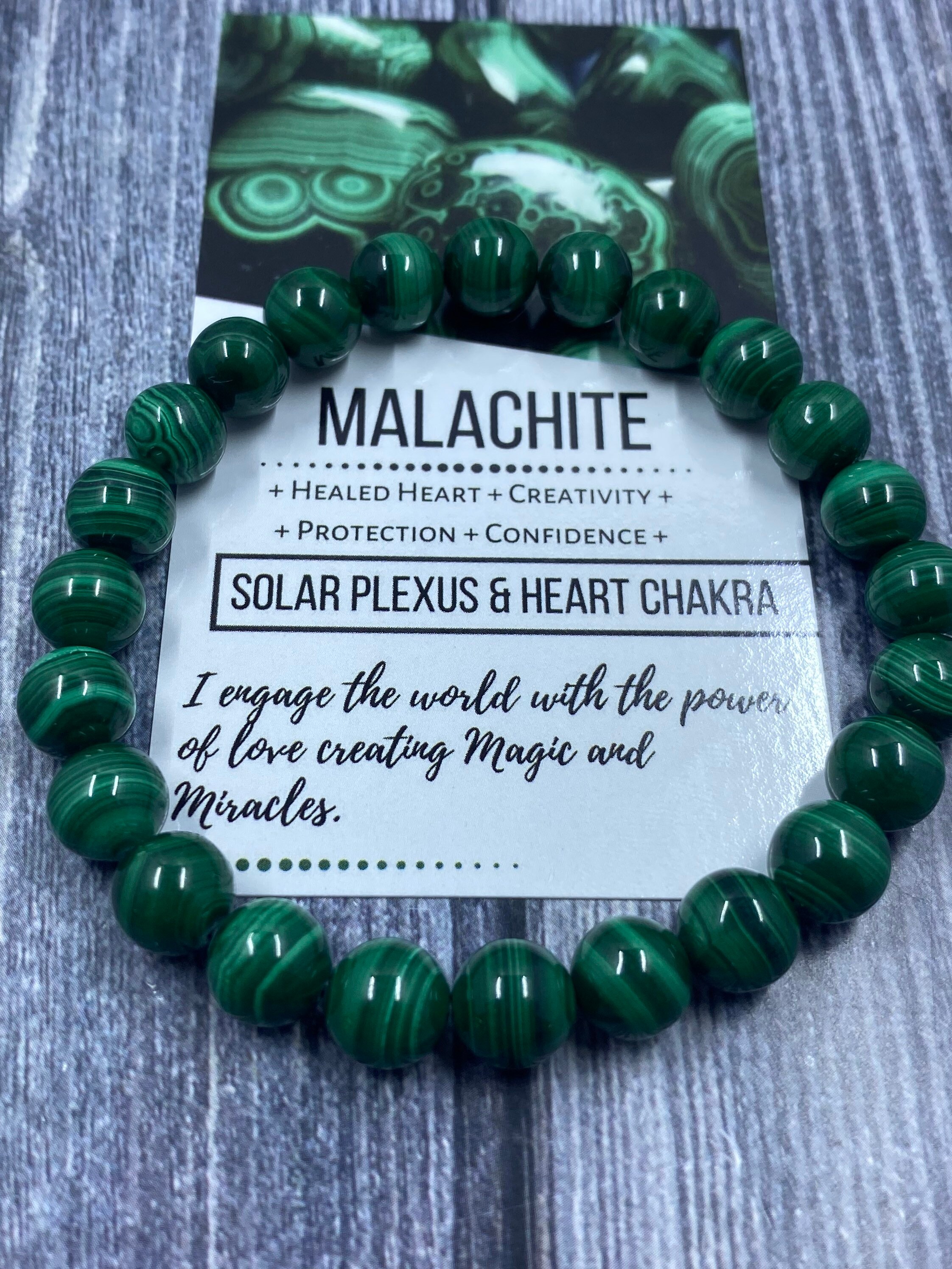 【AEKKI】Holy malachite Bracelet〜マラカイトブレスレット AEKKI】Holy malachite Bracelet〜マラカイトブレスレット