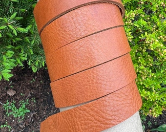 New! Windsor Tan leather straps| full grain veg tanned| bag handle| shelf straps| 2.0mm thick