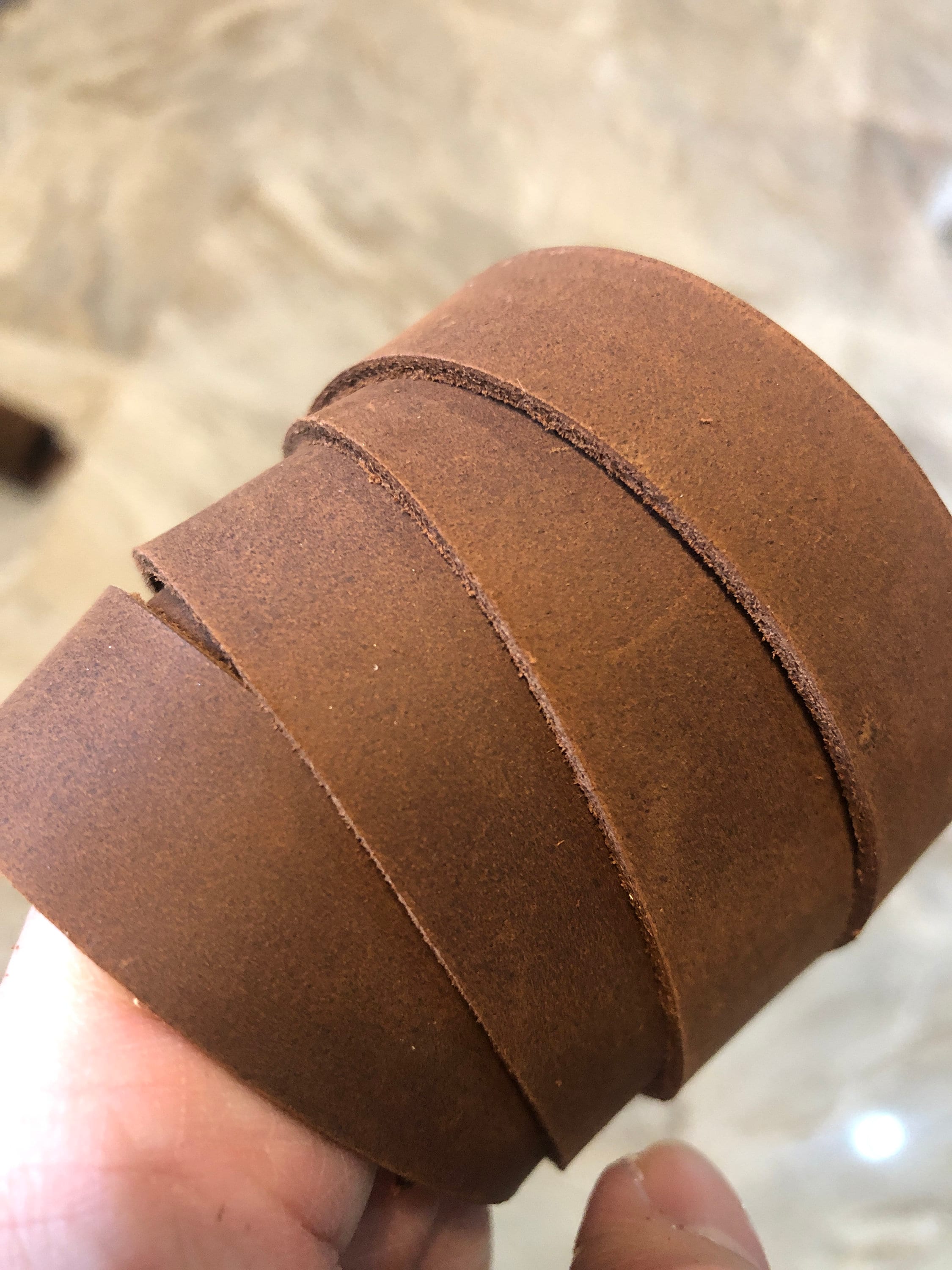 1.0 Wide Medium brown utility leather strap full grain Etsy