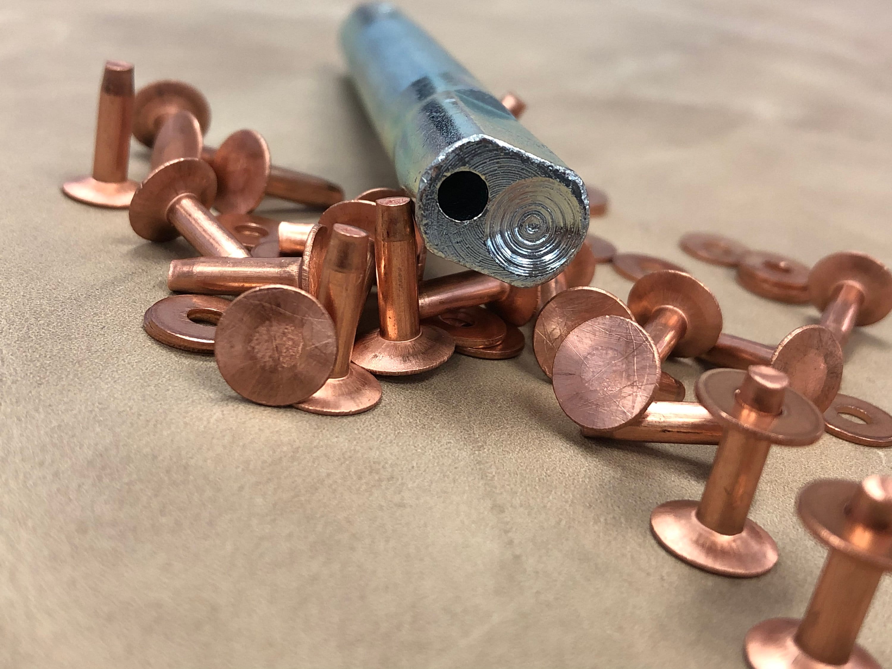 Copper Rivet&burrs Rust Proof Heavy Duty Fastener Size 9 Etsy