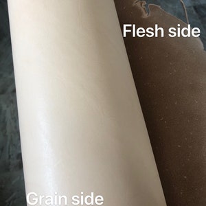 1,6-2,0 mm d'épaisseur, pièces d'artisanat en cuir tanné naturel, coupe artisanale, pièces de qualité supérieure