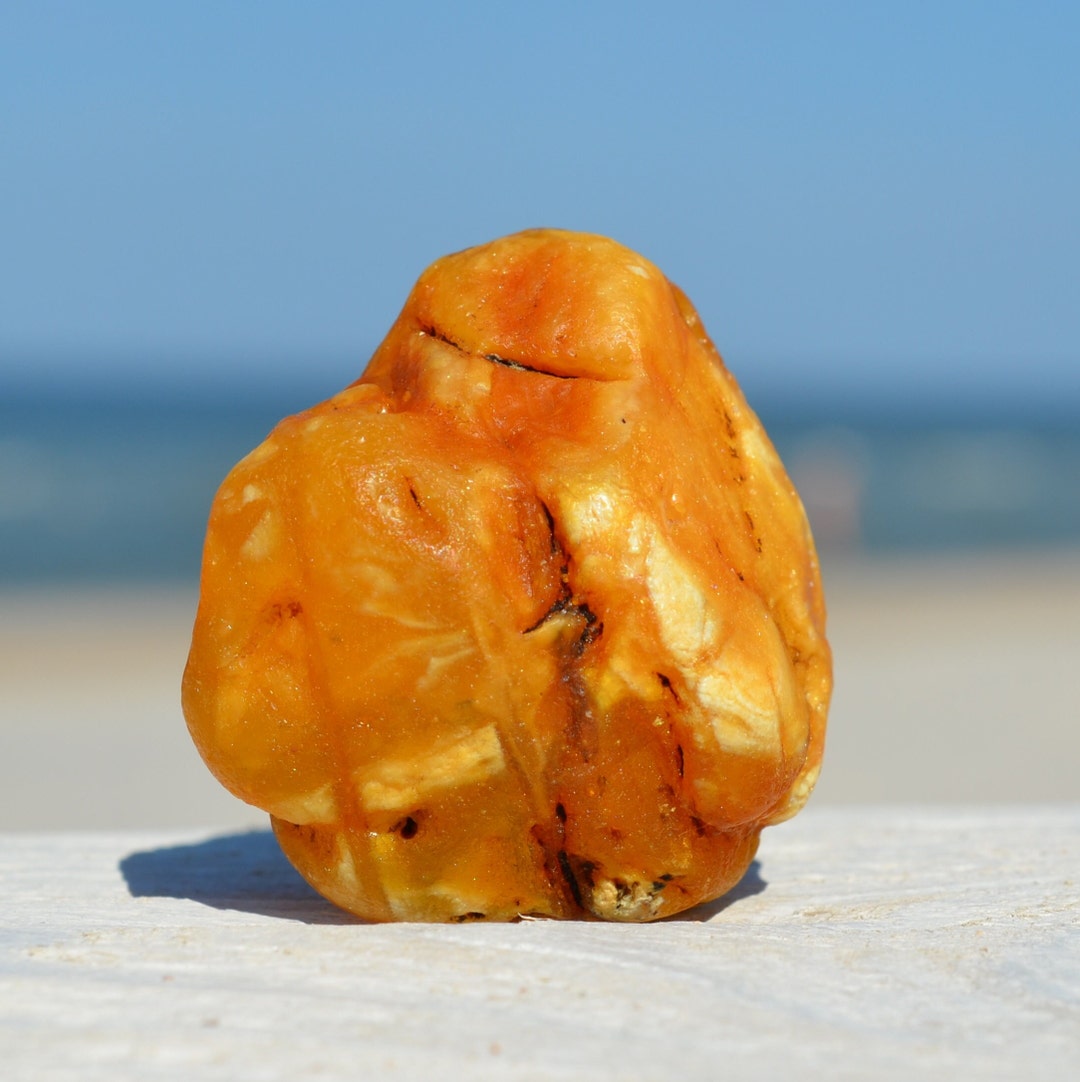 Raw Baltic Amber Nugget: Untreated Lithuanian Gemstone (21.43 Grams) - Etsy