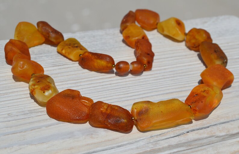 healing jewelry rohbernstein kette gift idea for woman Raw Baltic amber necklace amber necklace for migraines