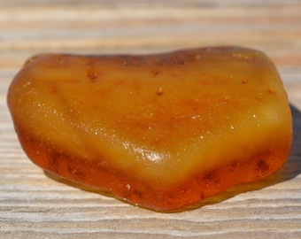 Raw amber stone, natural Baltic amber nugget, 15.3 grams, genuine Baltic amber gemstone, unique amber piece, natural form amber,