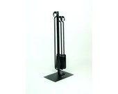 Le Minimaliste Trio Fireplace tool set Poker Shovel Brush On Stand Modern Design Metal Forged Steel Wrought iron Firewood Hearth accessories