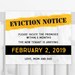 Second Child Announcement Eviction Notice Baby Announcement Eviction ...