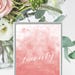 Coral 4x6 Table Numbers Printable Wedding Table Decor Pink and White ...