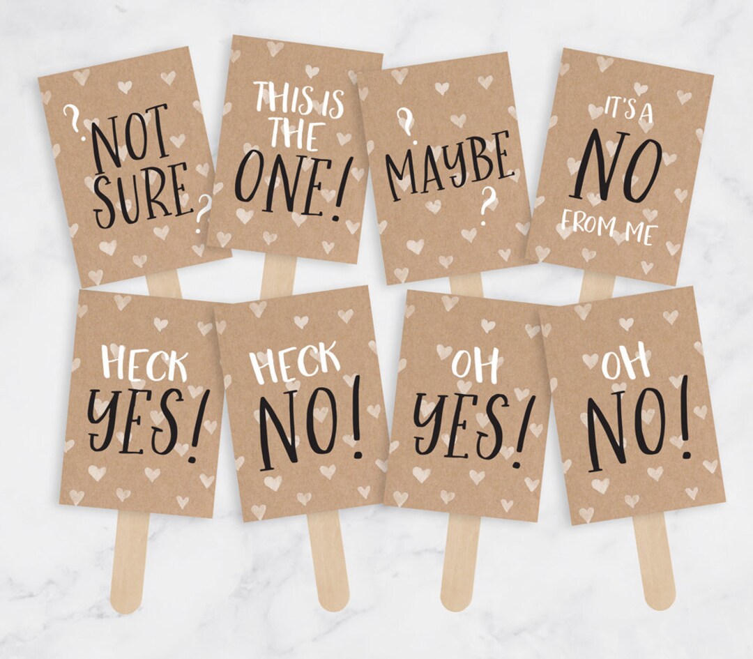 Printable Say Yes to the Dress Signs Wedding Dress Shopping Signs I