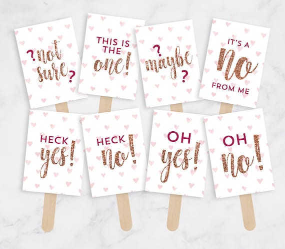 Printable Say Yes to the Dress Signs Wedding Dress Shopping Signs