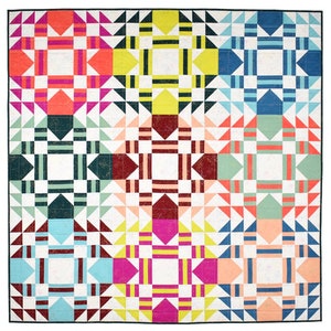 Everglow Quilt PDF Pattern image 1