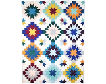Pinwheel Star Quilt Pattern PDF Download - Etsy