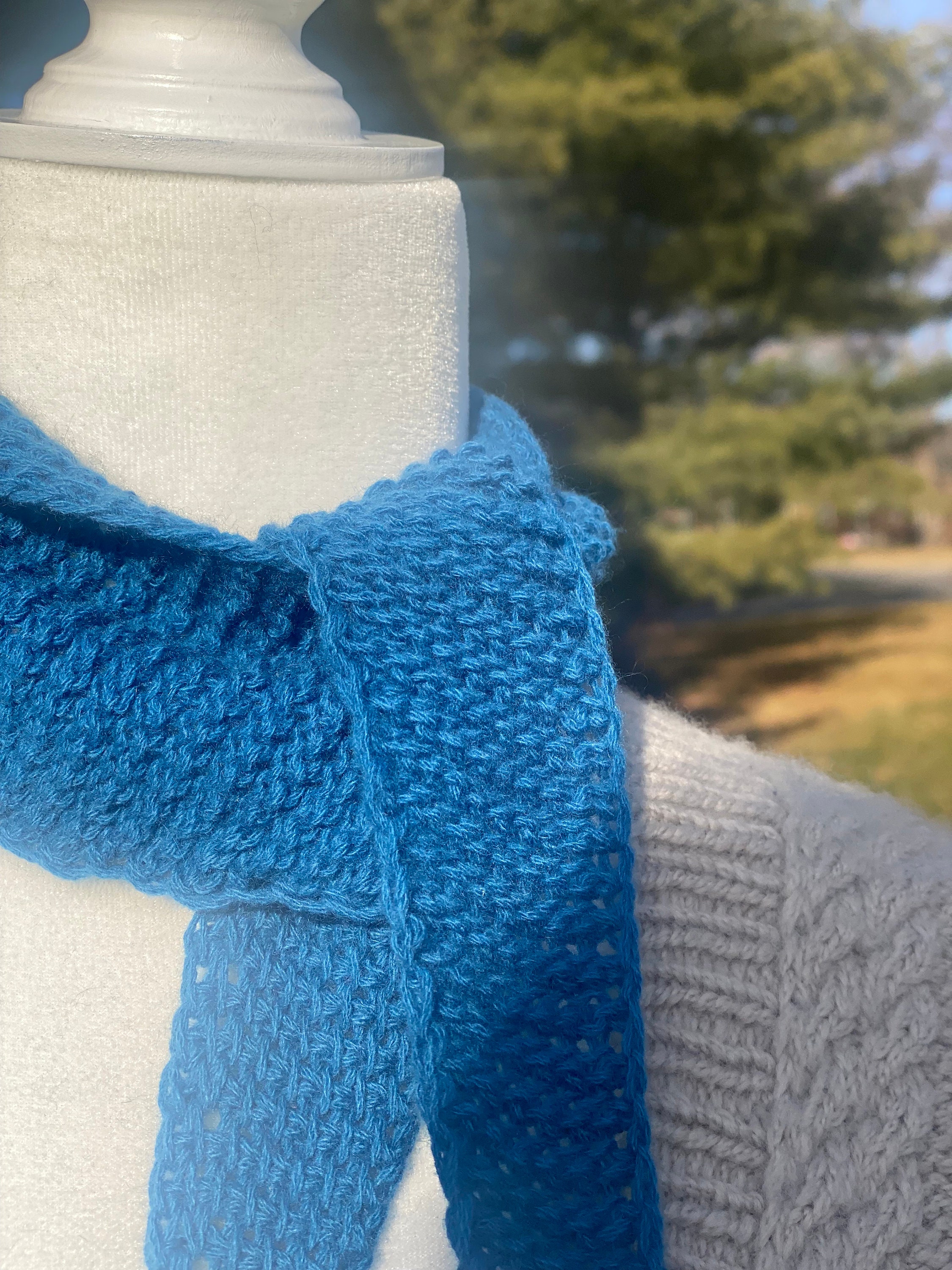 tunisian crochet tie pattern