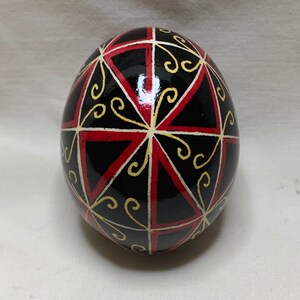 Traditional patterned Pisanka