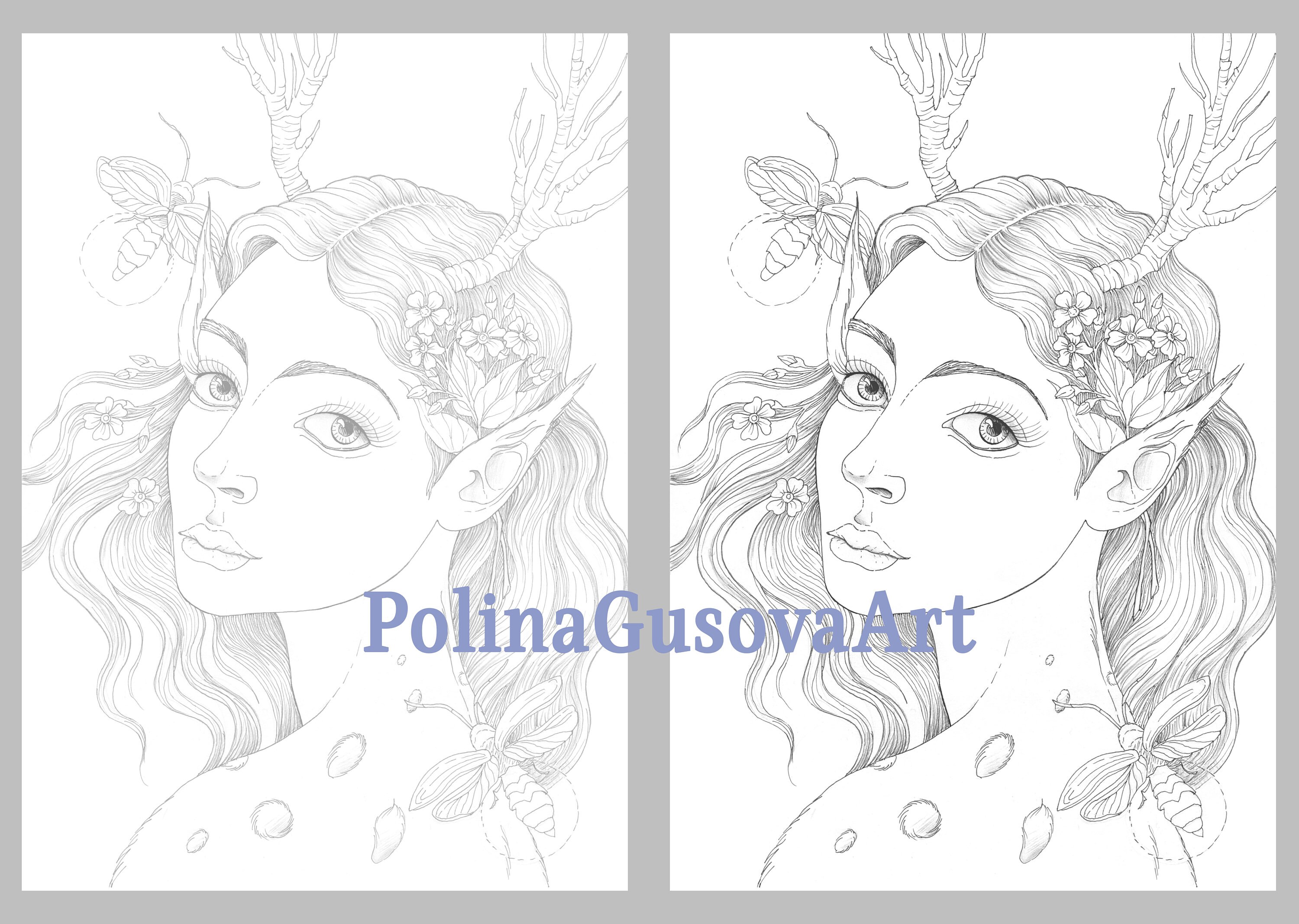 Set of 3 coloring pages. Instant Download. 2 PDF | Etsy