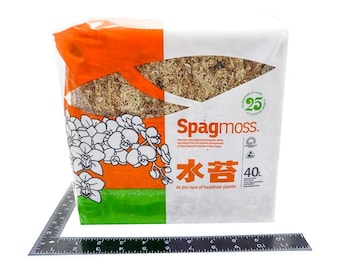 500 g de musgo sphagnum neozelandés de fibra larga - Spagmoss