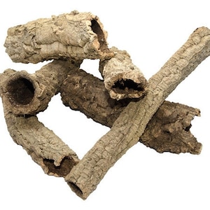 Bulk EXTRA Small Virgin Cork Bark Tubes - 1lb