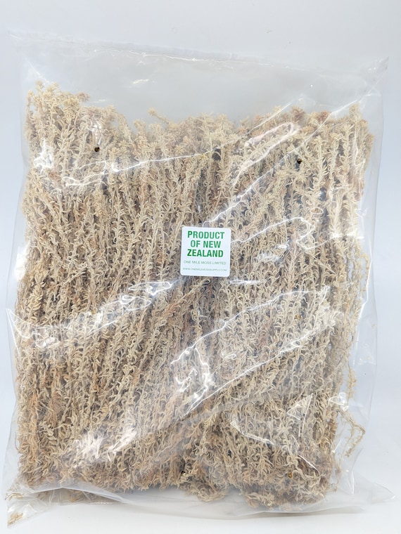 One Mile Moss Premium 100g Strand 40 New Zealand Sphagnum Moss