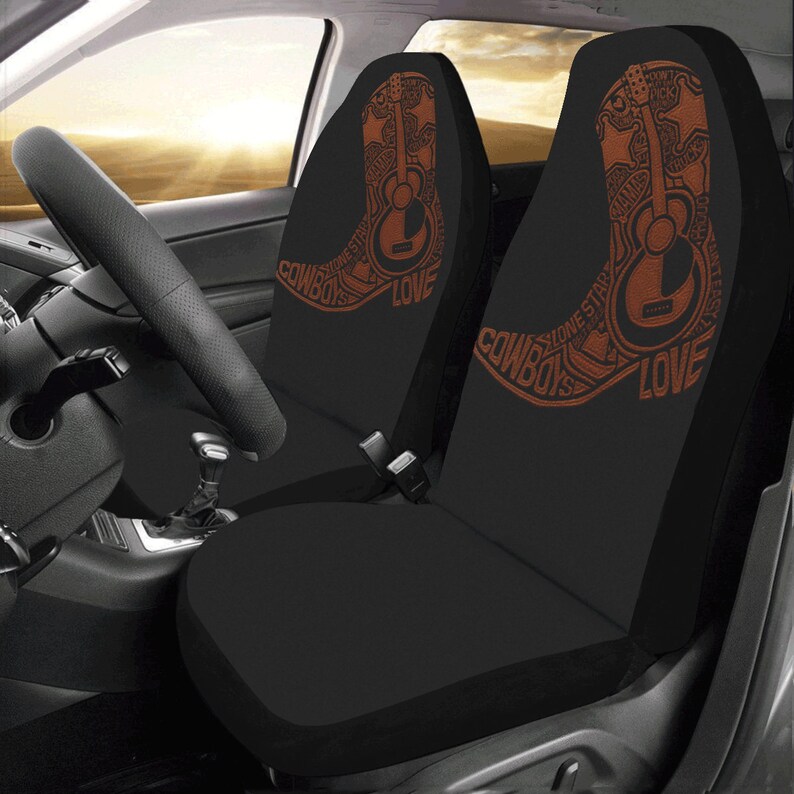 Cowboy Boot Car Seat Cover