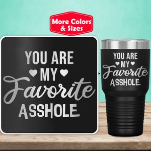 Anniversary Tumbler Travel Mug Coffee Cup Funny Birthday Gifts For Men Boyfriend Husband Him Fiance Guy Rude Present P-66P