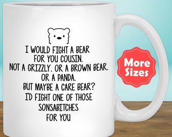 Funny Cousin Gifts For Women Men Her Him, Cousin Mug Coffee Cup, Gift For Cousin Gift Idea, Cousin Birthday Gift, Best Cousin Ever E-50Z