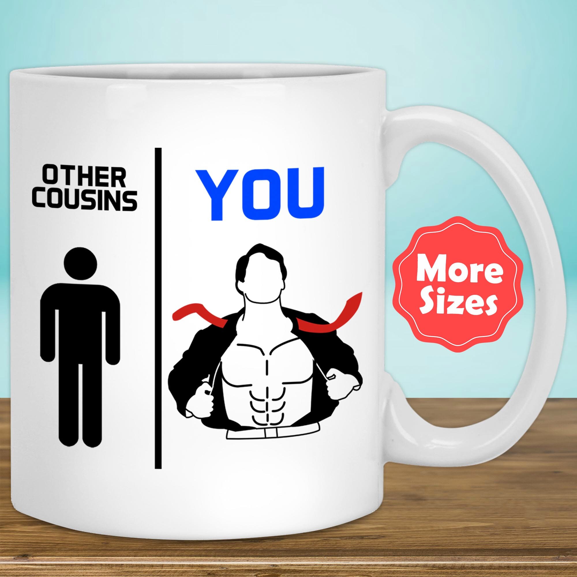 Funny Cousin Gifts For Cousin Men Him Guy Male Cousin Mug Etsy