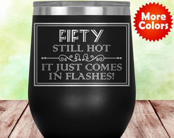 50th Birthday Wine Tumbler Glass Mug Cup 50 Fifty Af 1976 Funny Gift For Women Her Mom Wife Female Sister Aunt Friend Ideas Present O-81Y