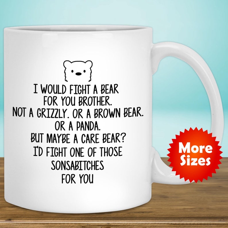 Funny Brother Gifts For Brother Mug Coffee Cup Brother Gift Etsy
