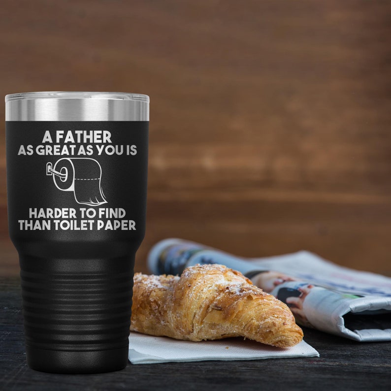Father Tumbler Travel Mug Coffee Cup Funny Gifts For Birthday Quarantine Social Distancing Pandemic Gift From Daughter Son Fathers Day M-30T