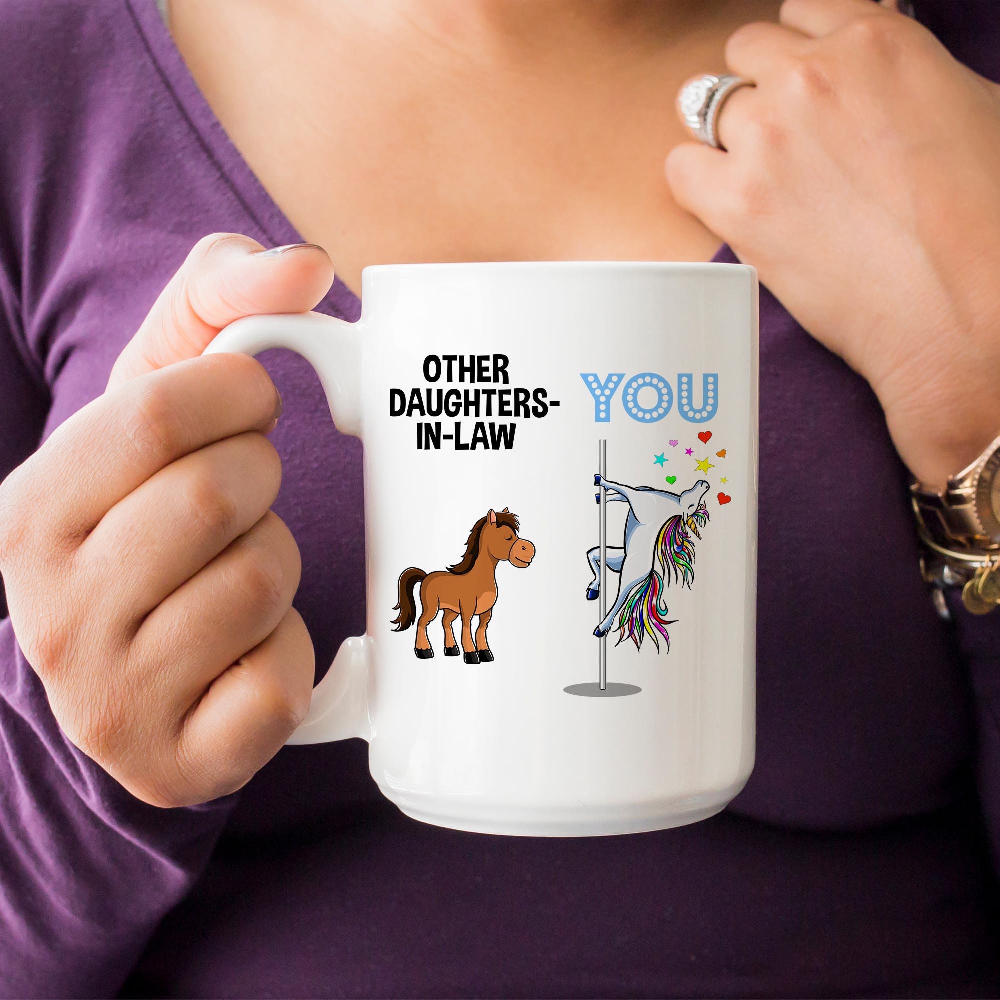 Daughter In Law Mug Coffee Cup Funny Gifts For Birthday Best Etsy