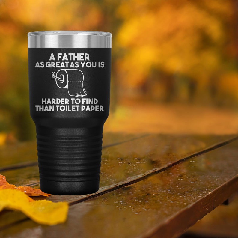 Father Tumbler Travel Mug Coffee Cup Funny Gifts For Birthday Quarantine Social Distancing Pandemic Gift From Daughter Son Fathers Day M-30T