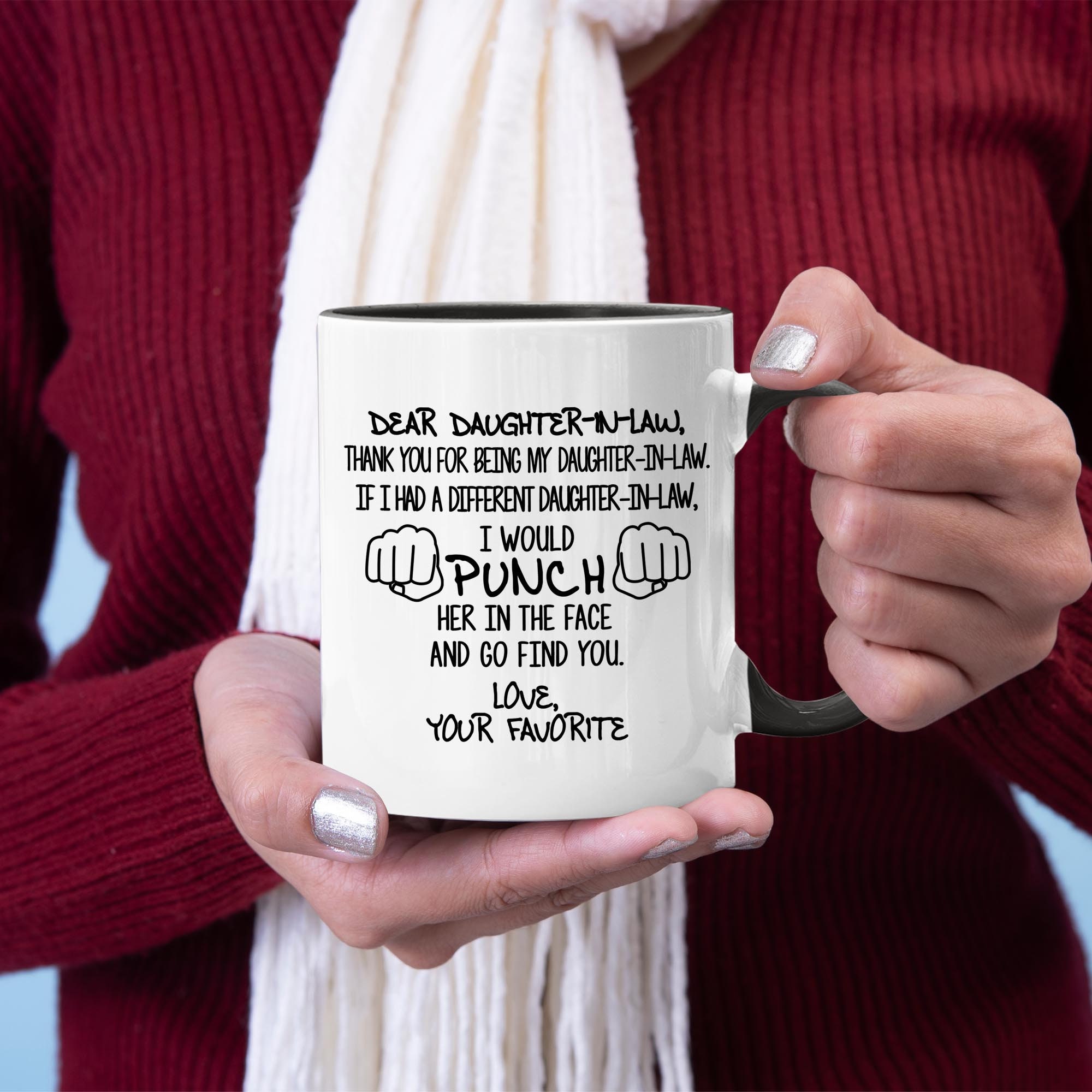 Daughter In Law Mug Coffee Cup Funny Gifts For Birthday Best Etsy