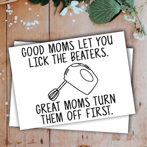 Mom Greeting Card Handmade Blank Funny Gifts For Birthday Best Present Idea Ever Mothers Day Gift From Daughter Son R-68U