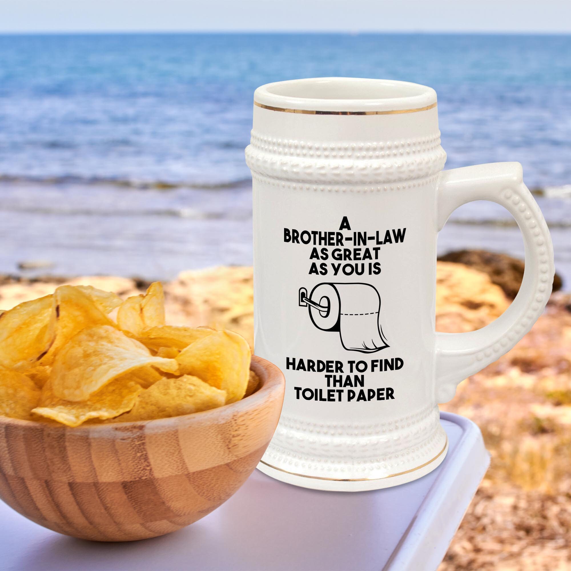 Brother in law Beer Stein Mug Glass Cup Funny Gifts For Etsy